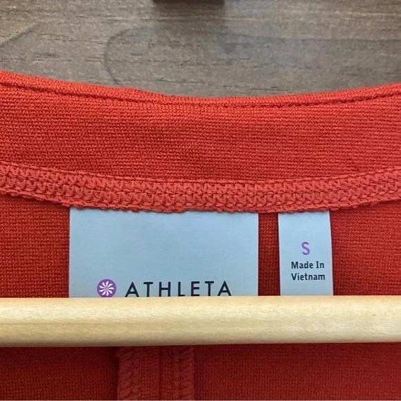 ATHLETA dress Size S BURNT ORANGE - Picture 2 of 5